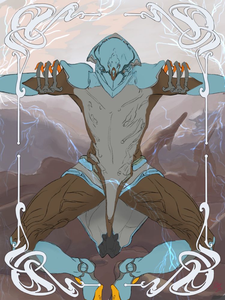 This card took 42 layers since I was more focused on the background and didn't know any shortcuts in the beginning. Later on in the series, the wand tools are my most used resources for masking and coloring. 