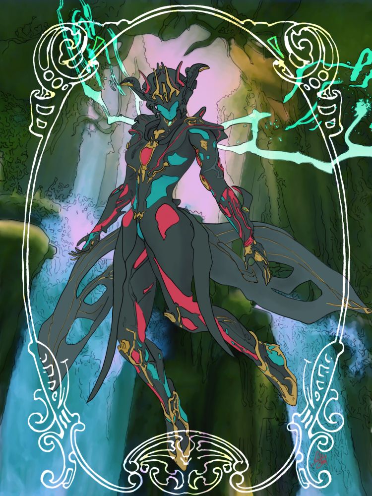 I did screw around with the borders again during this time cause I wanted them to match the prime aspect, so that's why they have a strange effect on them 