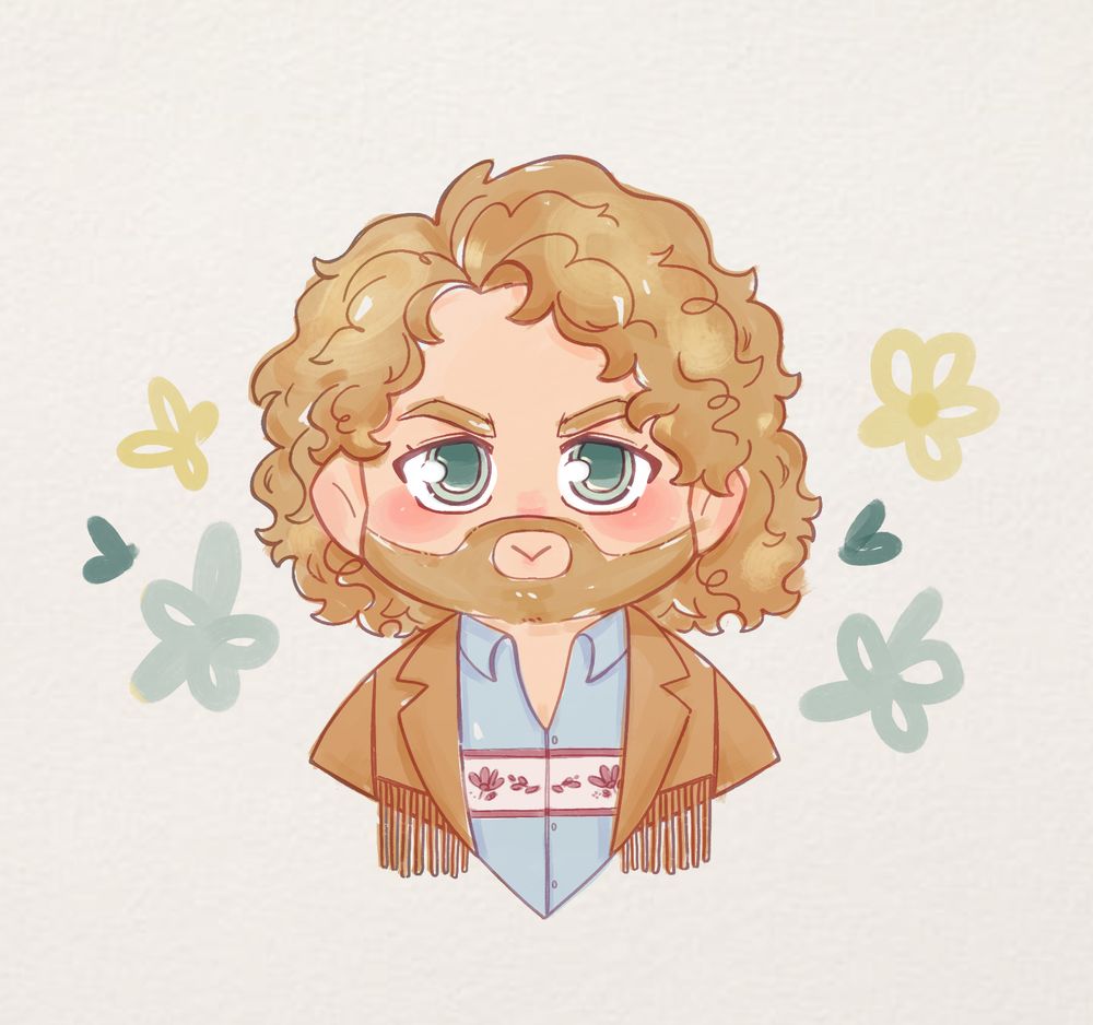 little marker style illustration of a chibi hangman