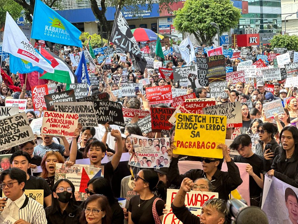 Photo from a localized rally in Baguio City, Philippines on September 21, 2025