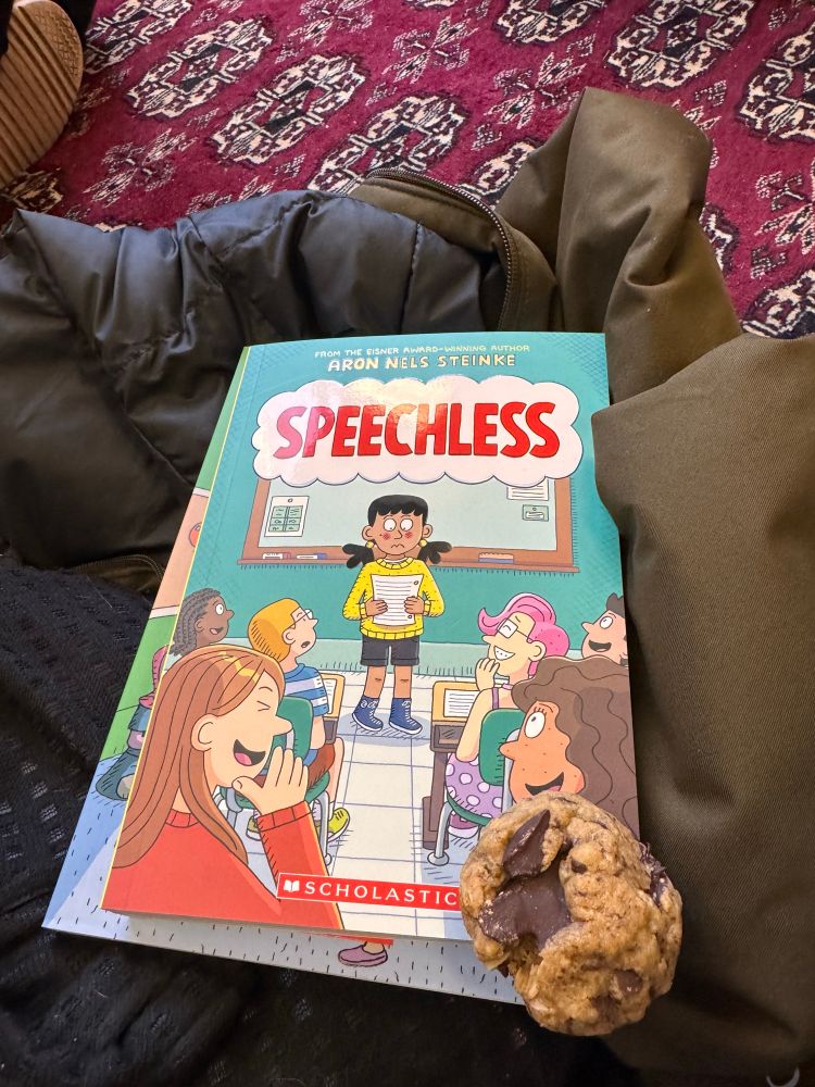 Cover of Speechless, a graphic novel by Aron Nels Steinke