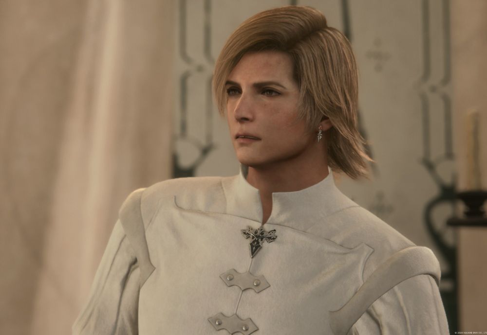 Cutscene shot of Dion from FFXVI