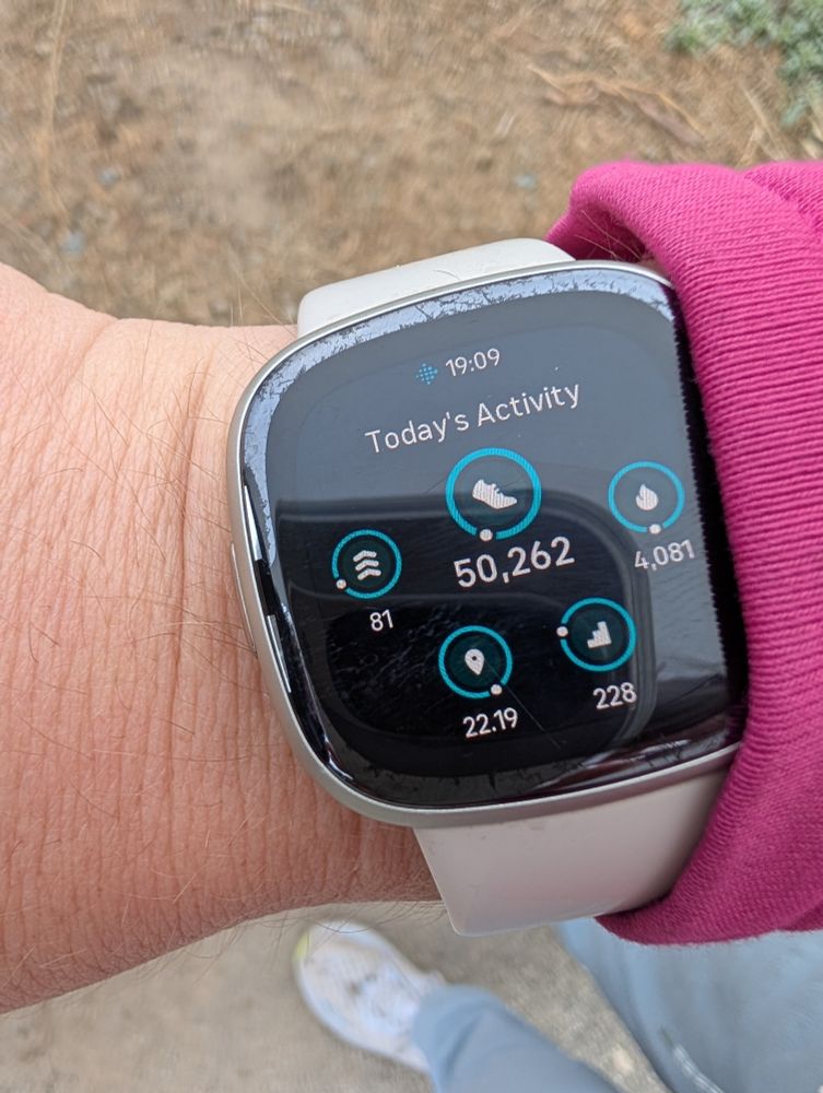 Docs said 17 miles, my watch said 22 miles! 😯