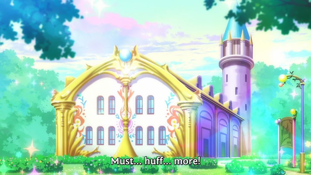 Minamo apparently dives in with "Must... huff... more!"