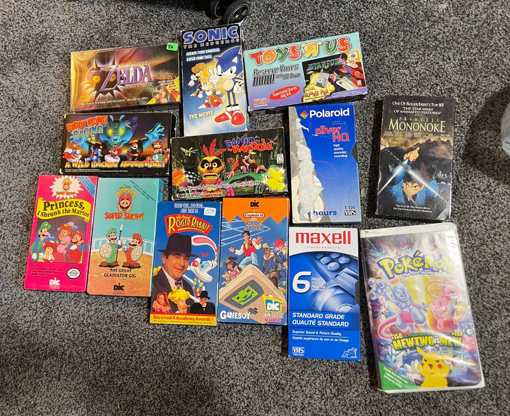 VHSs I will be playing at my booth at Supernova. 