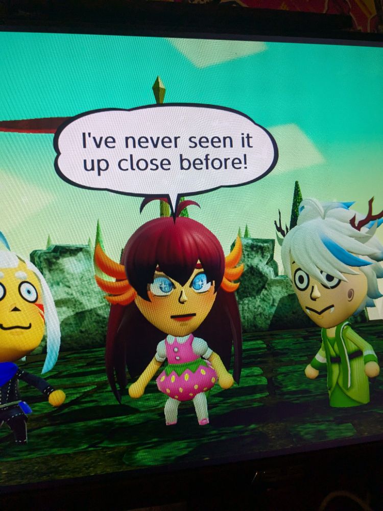 I've never seen it up close before three miis out in the opean