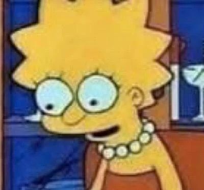 Lisa Simpson is shocked