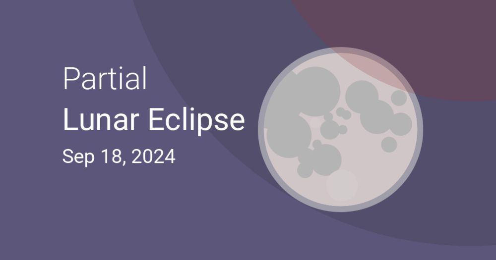 Partial Lunar Eclipse on September 17–18, 2024 – Where and When to See