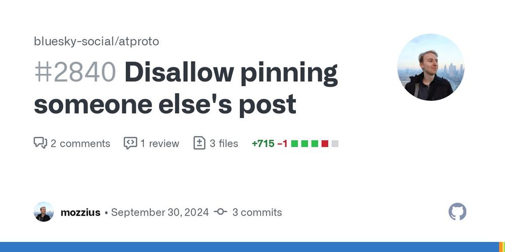 Disallow pinning someone else&#39;ss post by mozzius · Pull Request #2840 · bluesky-social/atproto