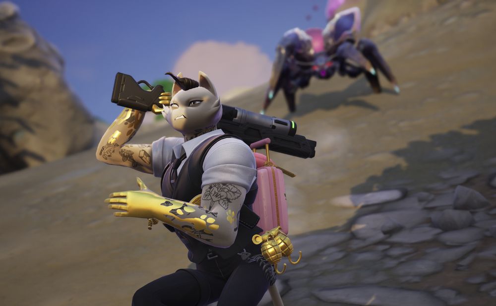 getting chased by a BUG