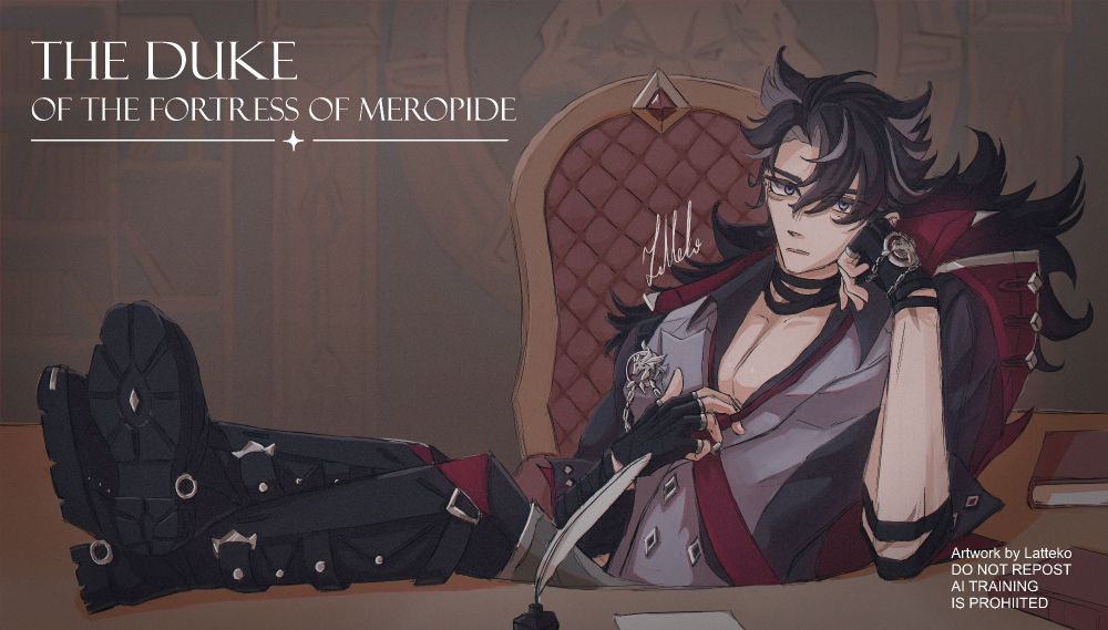 #wriothesley #genshin #genshinimpact #fanart #art 