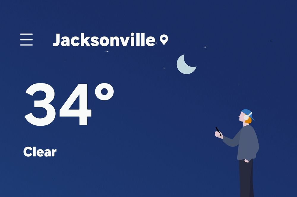 34 degrees jacksonville