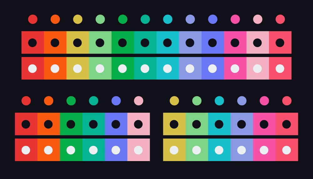 Colour Swatch with all colours from previous image