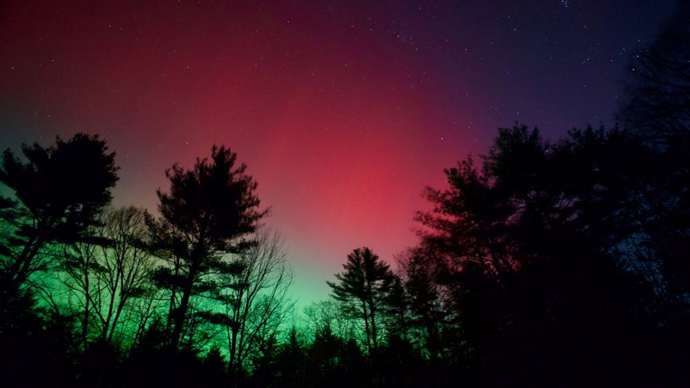 Aurora Borealis as seen from Townsend, MA