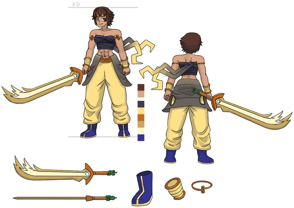 Gloria Marquez reference sheet, Ascension