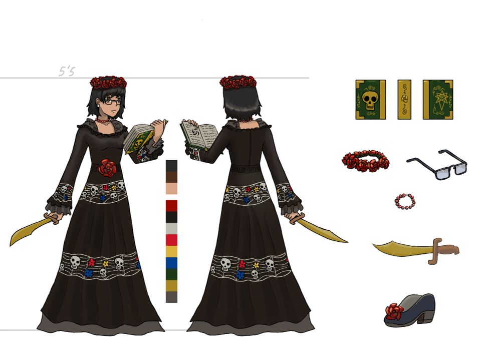 Petra Marquez reference sheet, Ascension