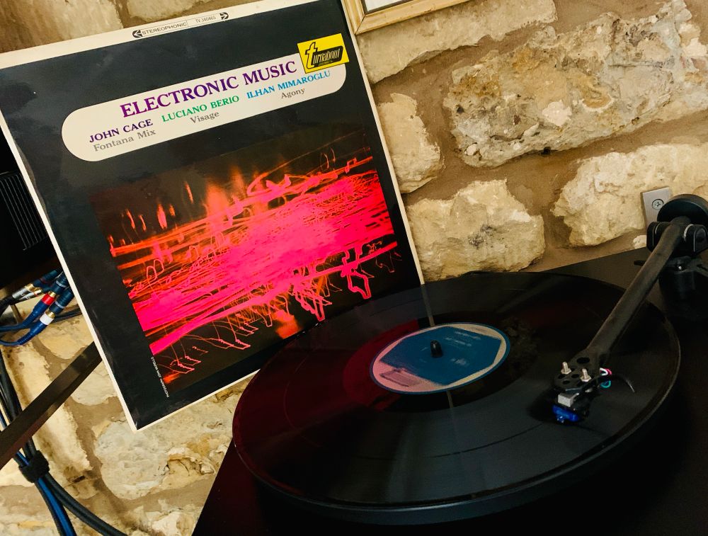 Vinyl album of John Cage / Luciano Berio / Ilhan Mimaroglu – Electronic Music