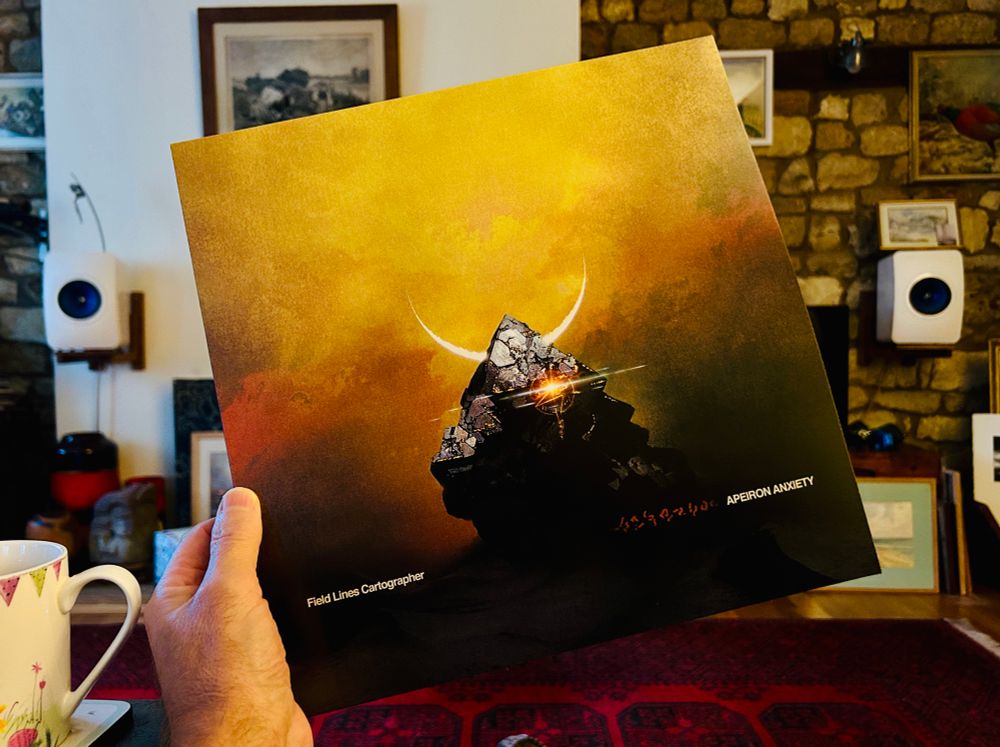 Cover for the vinyl album Field Line Cartographer - Apeiron Anxiety