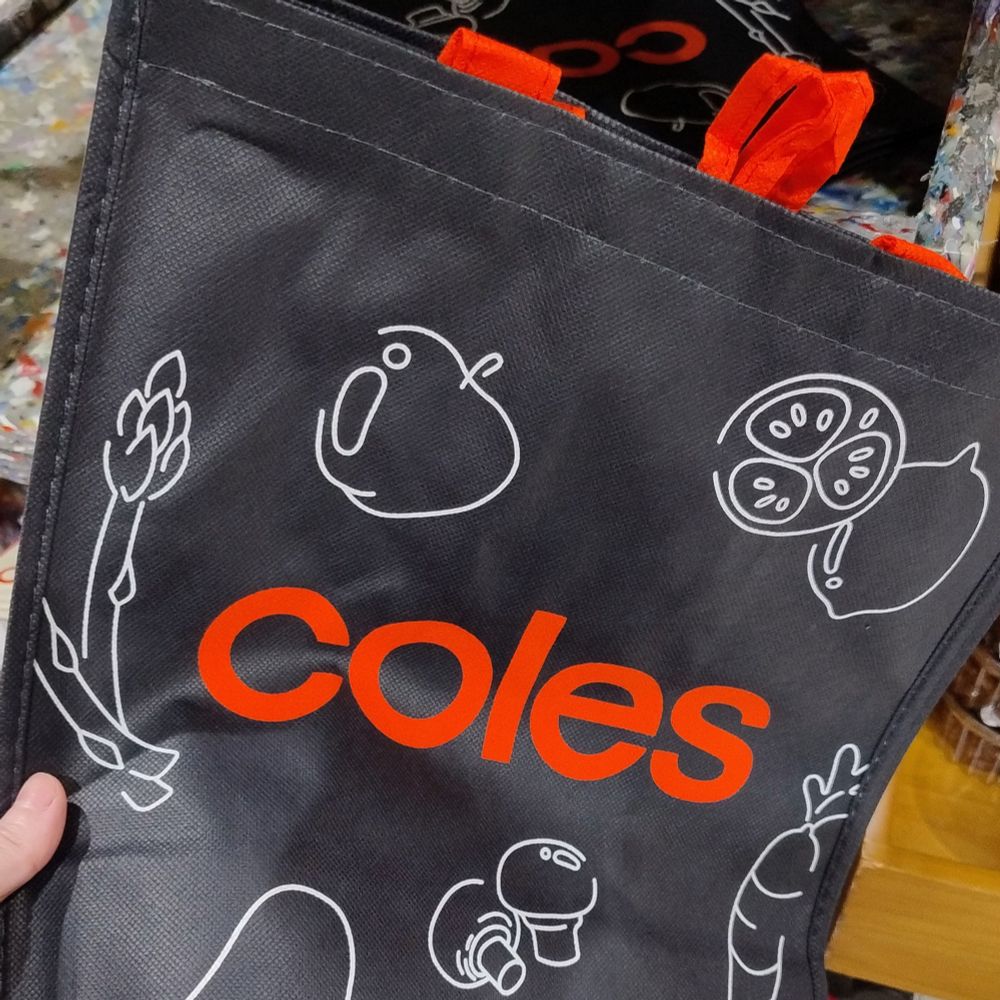 coles shopping bag
