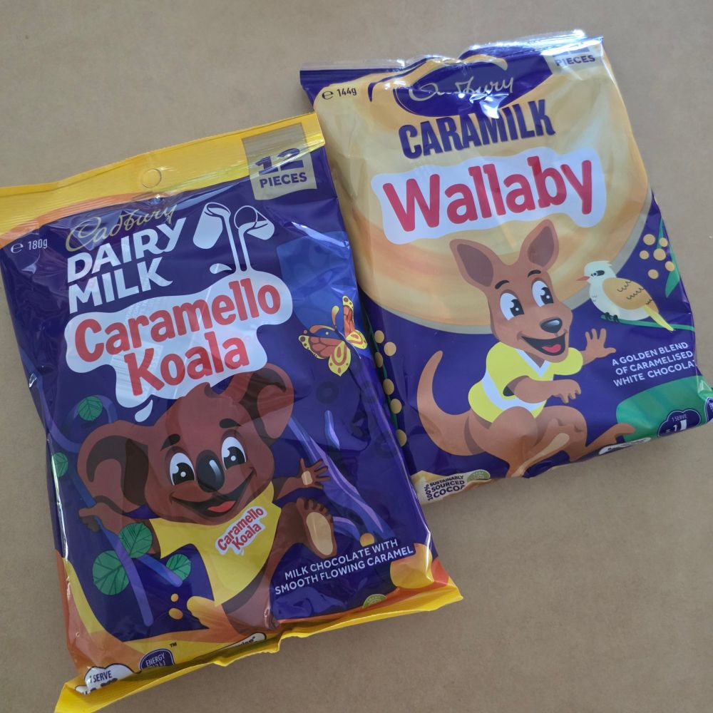 Australia Cadbury chocolate 
