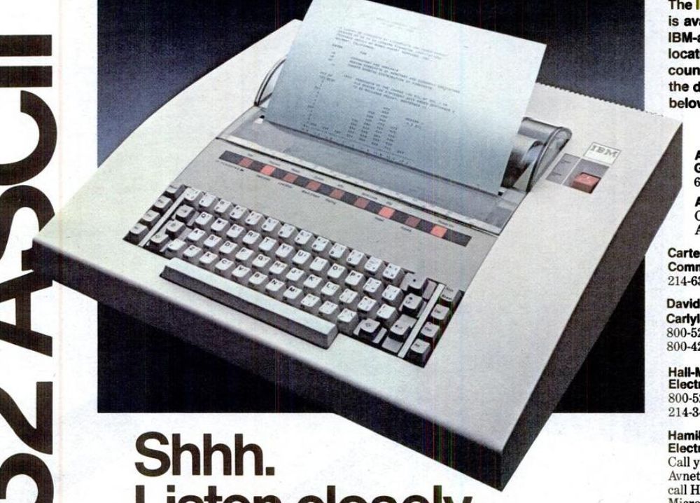 A magazine scan excerpt showing the IBM 3232 Printer-Keyboard.
