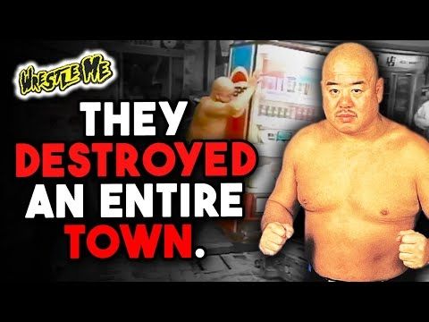 Wrestlers Destroy a Japanese Village | Kendo Nagasaki's Shopping Mall Brawl  - Wrestle Me Review