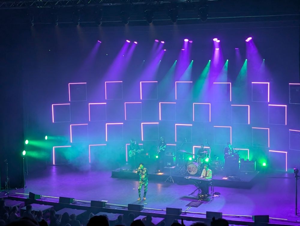 Sparks on stage