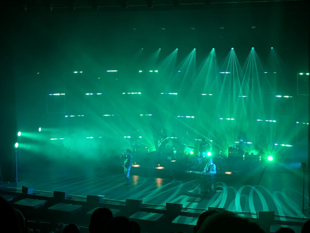 Sparks on stage 