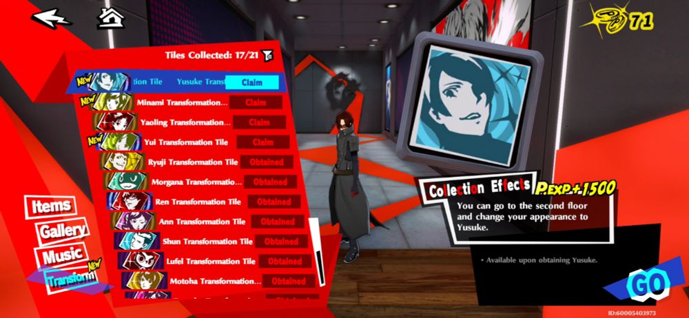 Persona 5 The Phantom X new character coming?! Not in the draws yet Soo I don't know if this was a glitch or something to tease the players with. 