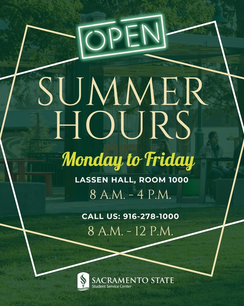 We're on SUMMER HOURS! In person hours are 8 A.M.-4 P.M. AND phone hours are 8 A.M. -12 P.M.
