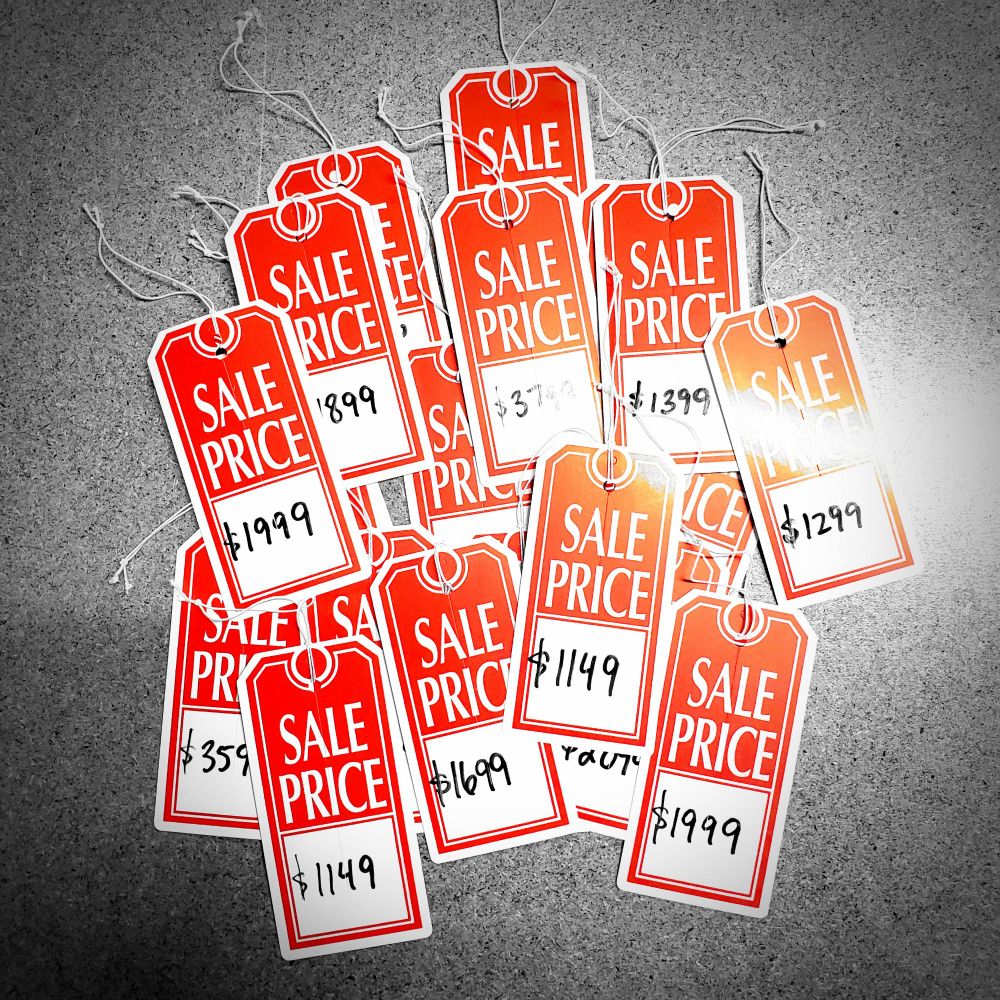 Sale tags