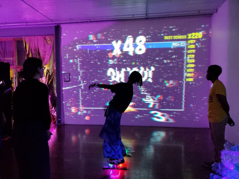 Crashboard being played in Playtopia, Cape Town, South Africa in 2024.
Credit photo : Emilie Breslavetz