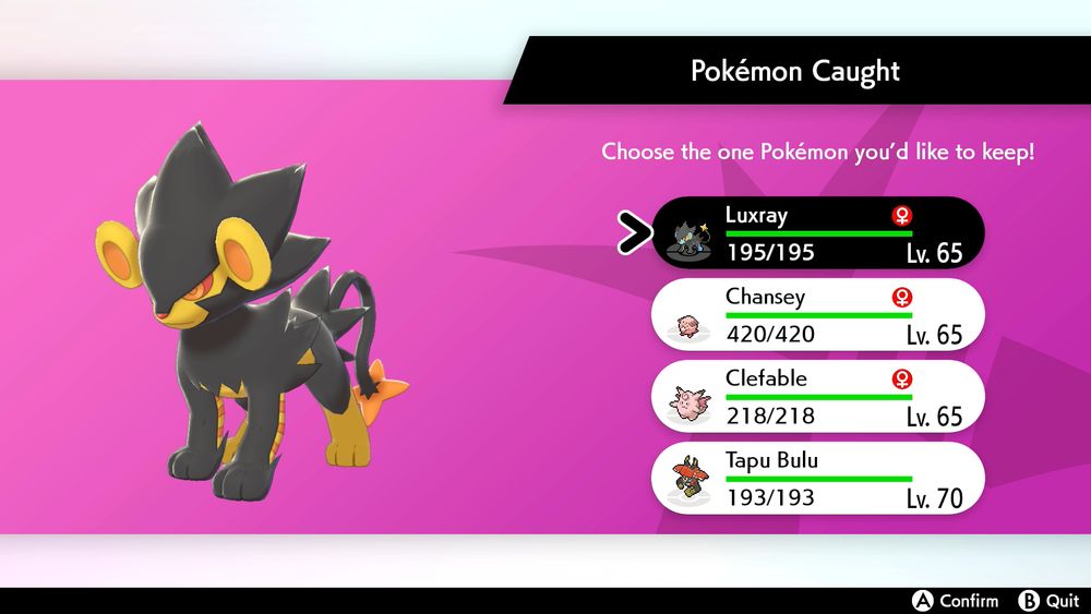 Shiny Luxray from Dynamax Adventures