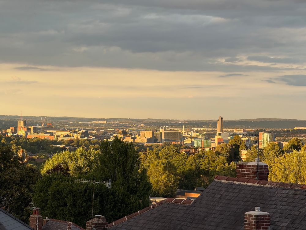 Sheffield in the sun