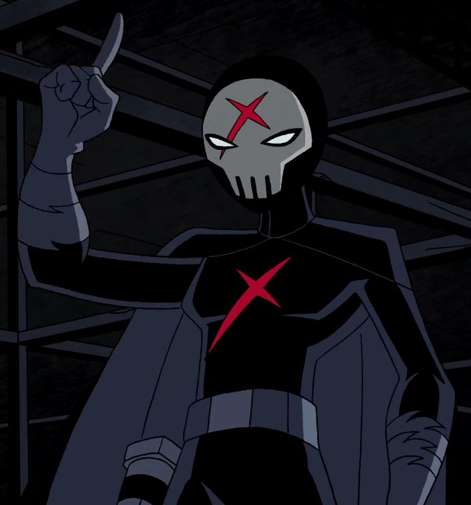 The character Red X from the cartoon Teen Titans