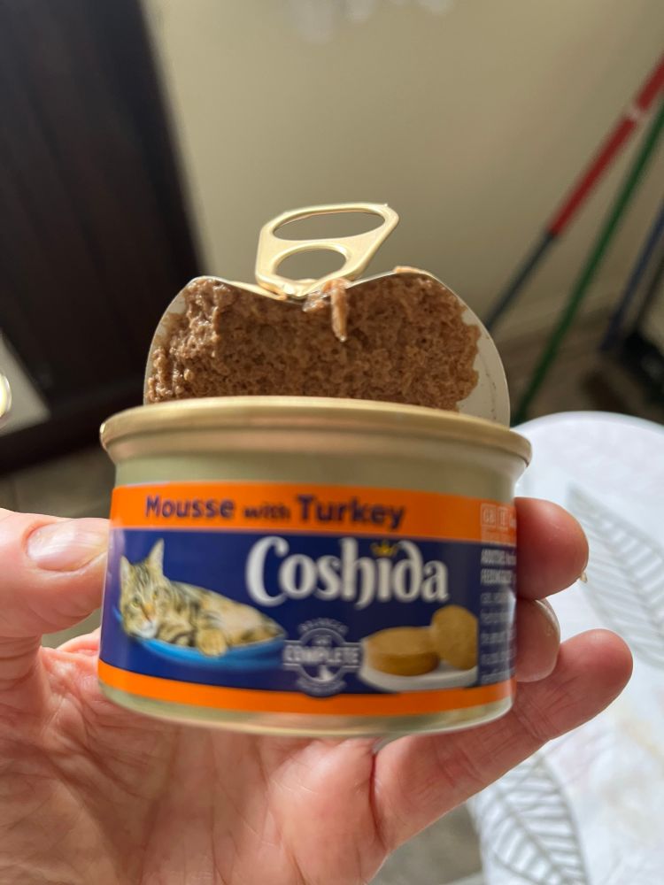 Mousse with Turkey from Lidl. Much more affordable than other supermarkets.