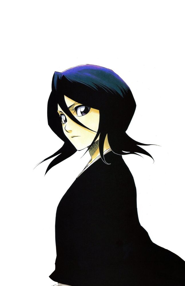 Uma imagem de uma arte oficial da personagem feminina principal do mangá e anime japonês BLEACH.