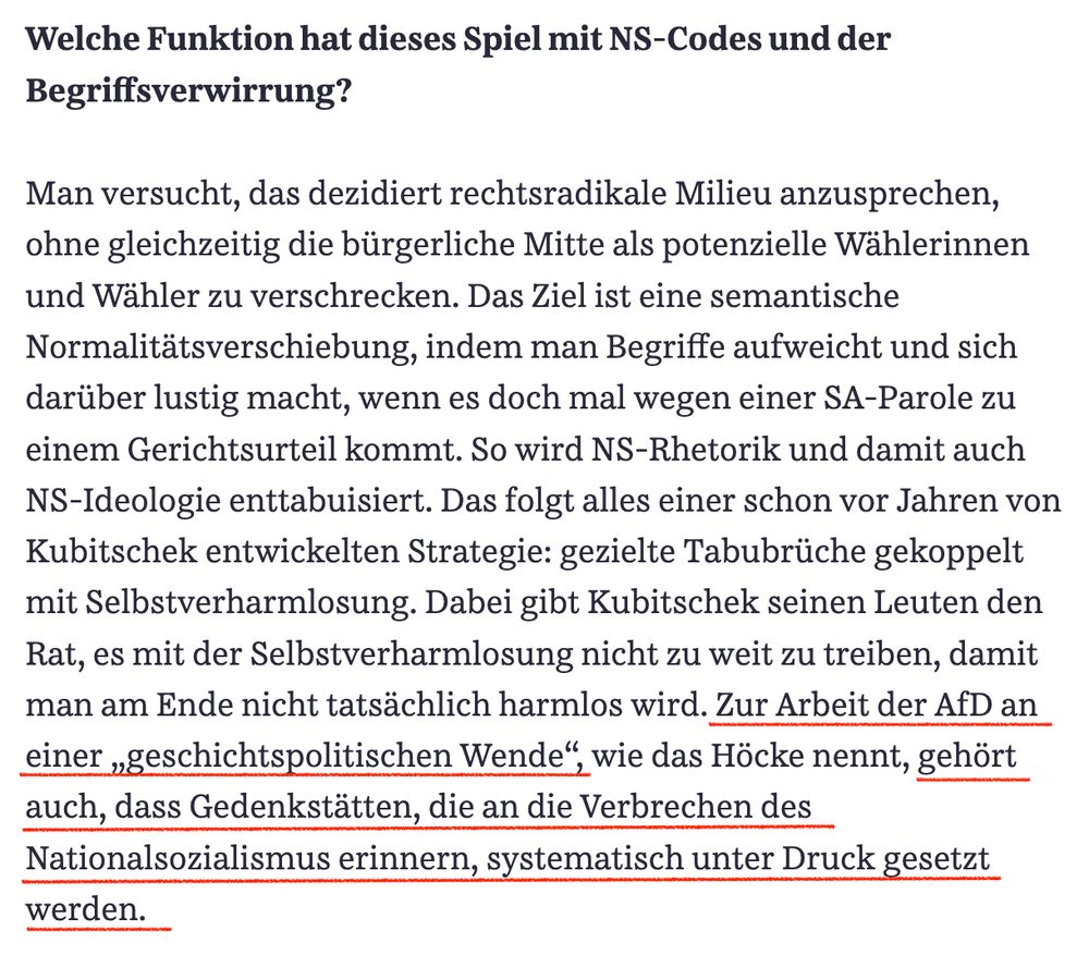 Ausriss Süddeutsche Zeitung Interview mit Jens-Christian Wagner über die AfD
https://www.sueddeutsche.de/kultur/afd-weidel-hoecke-ns-rhetorik-li.3195010