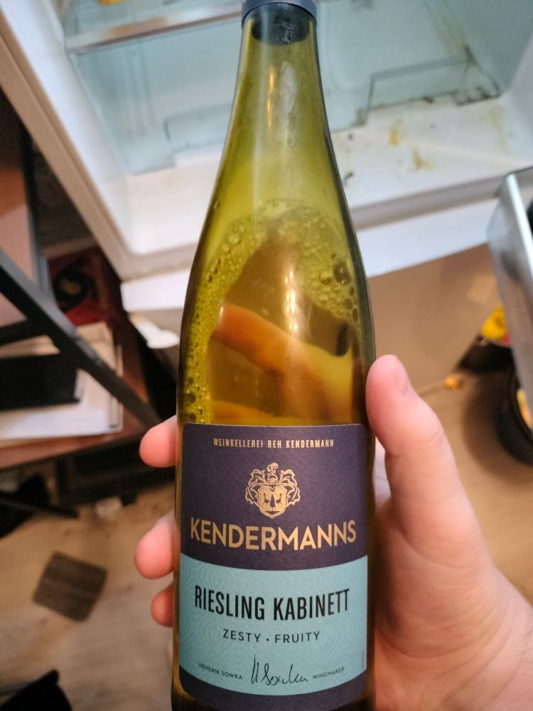 A bottle of Riesling Kabinett 