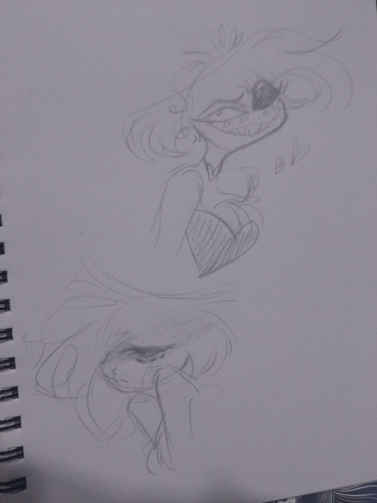 Angel dust wip sketches