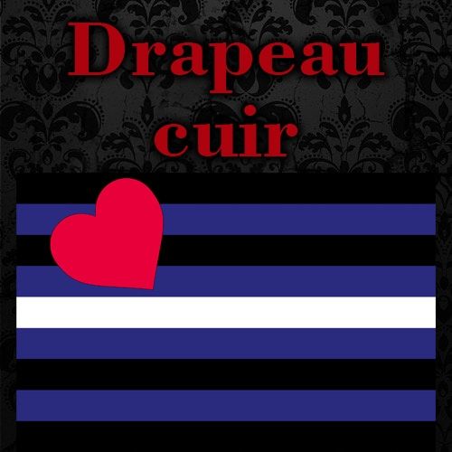 Drapeau lgbt cuir