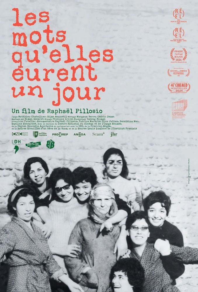 affiche du film "Les mots qu'elles eurent un jour" de Raphaël Pillosio