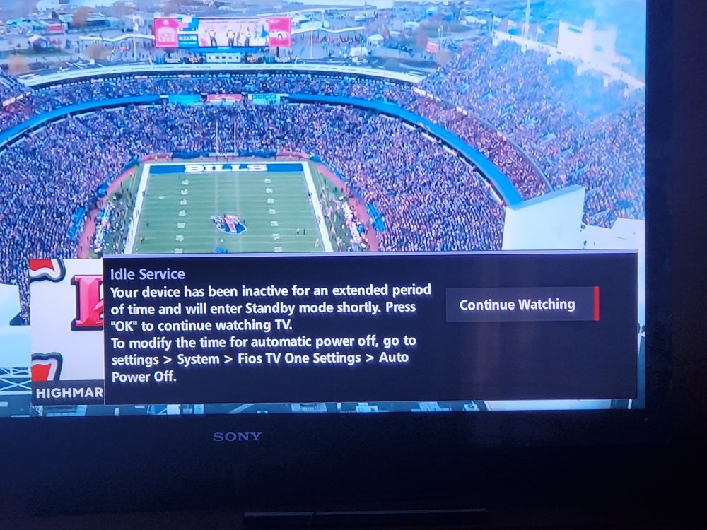 Judgey cable box message is judgey