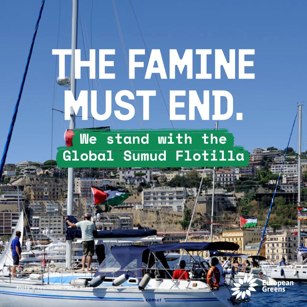 The Famine must end. We stand with the Global Sumud Flotilla
