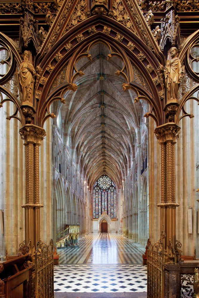 A wonderful view of the inside of Worcester Cathedral