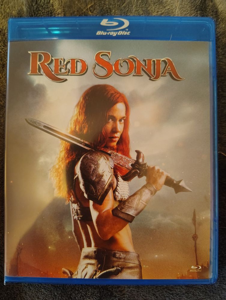 The Red Sonja 2025 Blu Ray cover. 