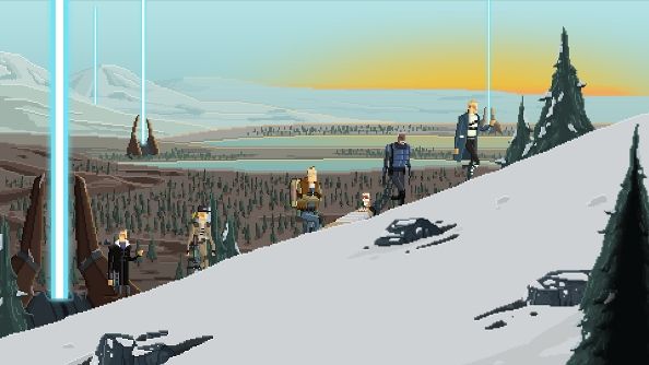 Liam Ferohn-gau, leading the group in the Epilogue. 