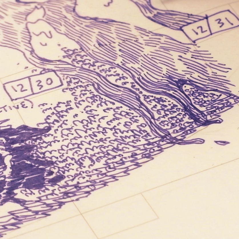 12/30: tears stream off the mossy, scaly side of the sky-serpent