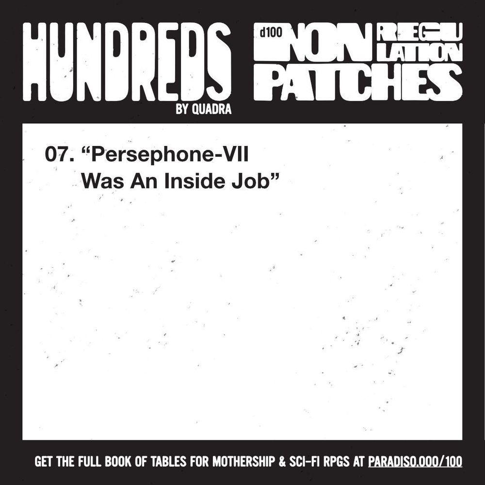 07. "Persephone-VII Was An Inside Job"