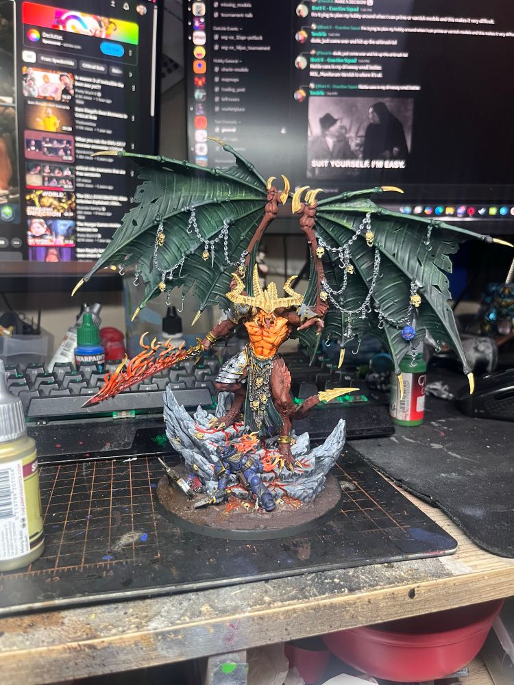 Demon prince Bel’akor done in non box art style. 